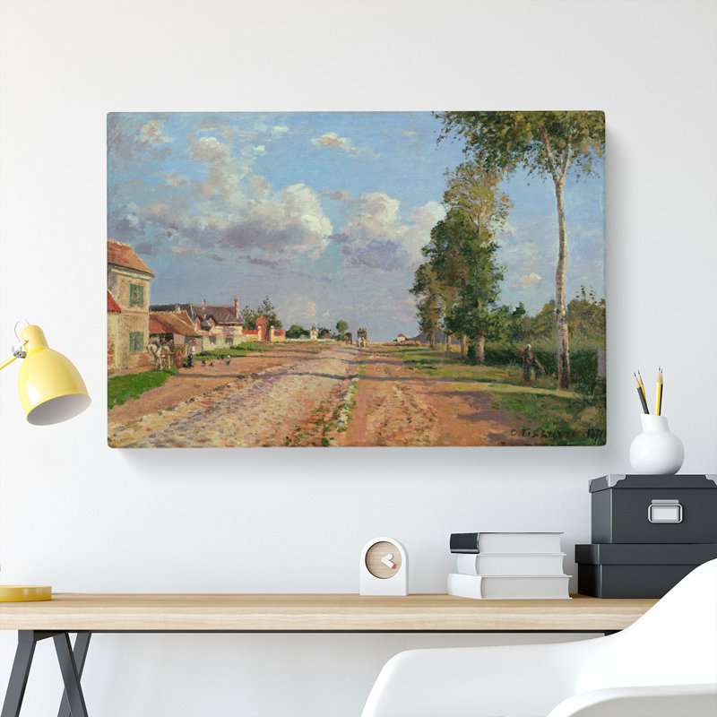 Route To Versailles by Camille Pissarro - Wrapped Canvas, 35cm H x 50cm W x 3cm D