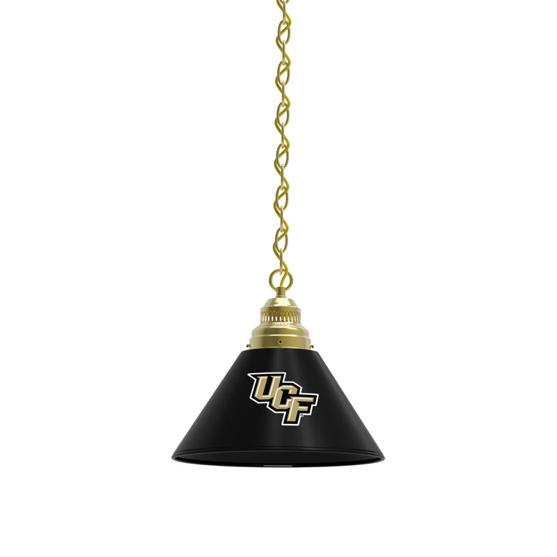 1 - Light Single Pendant, Brass, UCF Knights