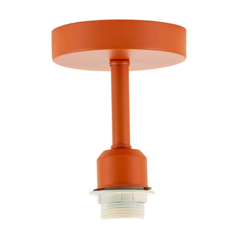 Semi Flush Mount, Orange