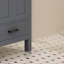 Meuble-lavabo simple 24 po avec plateau en quartz blanc Rooh-101808822-101808823