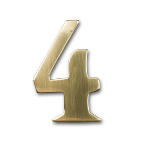 Imperial Mailbox Systems Brass Number | Wayfair