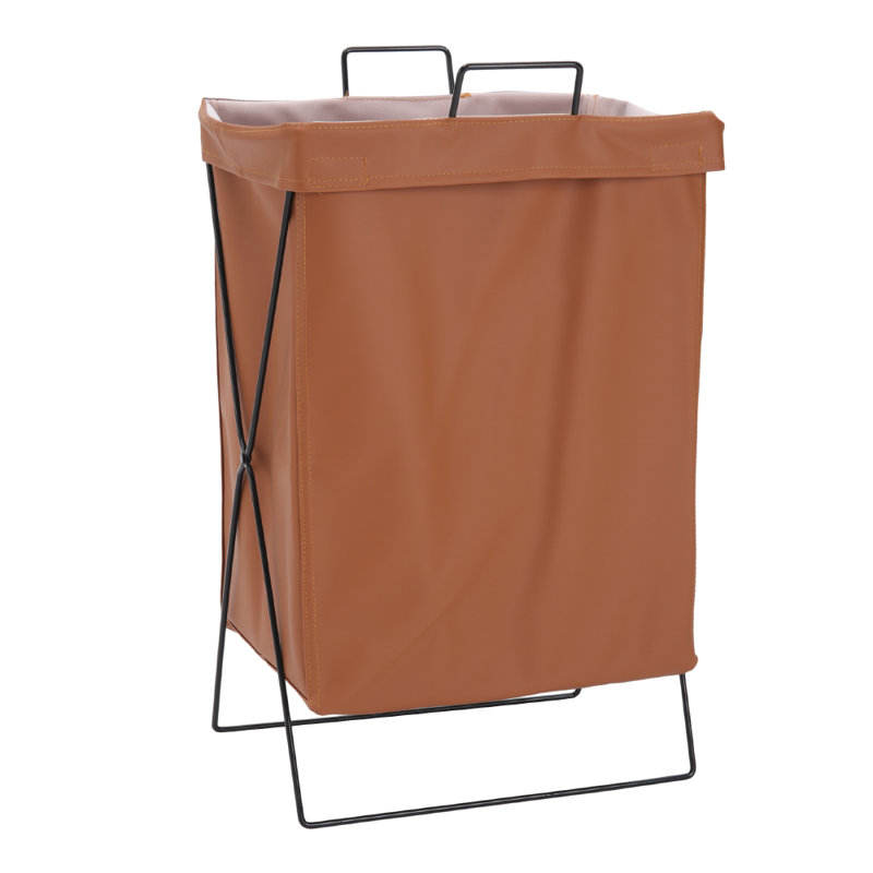 Bhudhashen Metal Laundry Room Organizer, Brown/Black