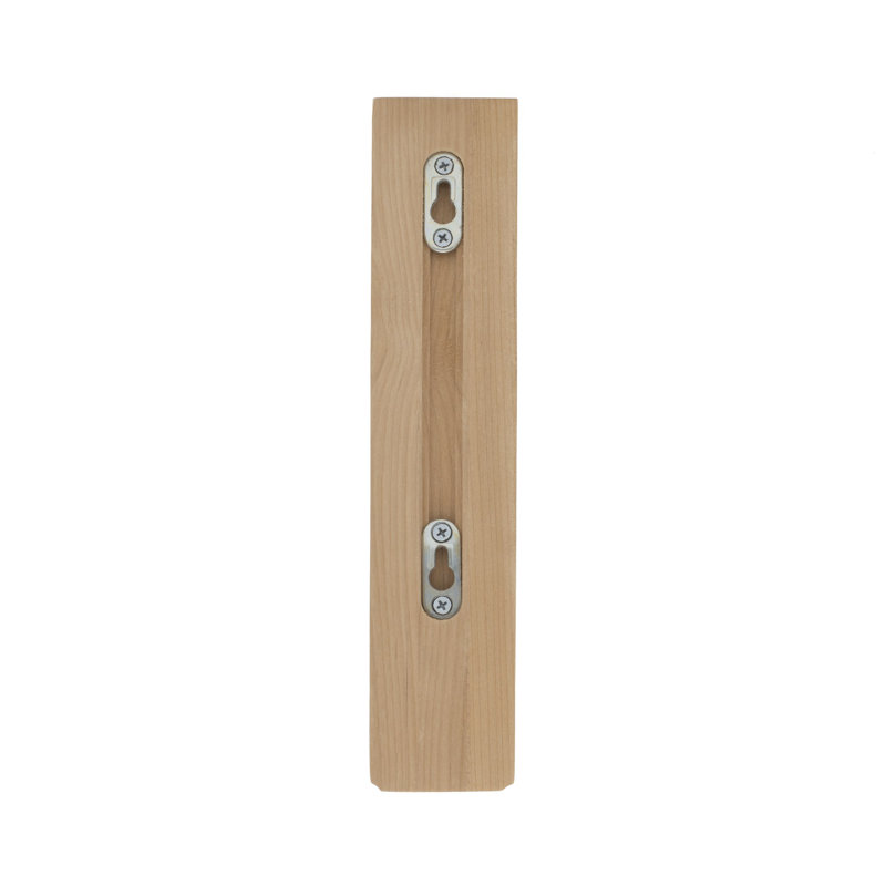 12 in x 2-1/2 in x 8 in Unfinished Medium Solid Traditional Plain Wood Bracket Corbel, Alder