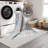 Machine Washable Cooper Blue/Beige Rug-1906996049