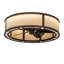 Smythe Craftsman Downrod Flush Mount Ceiling Fan