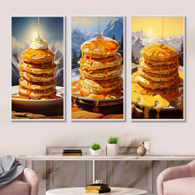 3 Pieces on Canvas - Pancake Peaks