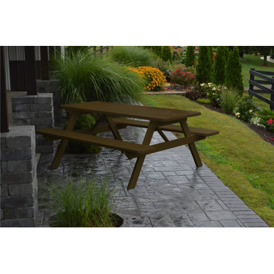 Table de pique-nique en bois massif Latisia