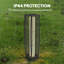 Dark Grey Solar Powered Steel Pathway Light