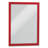 DURAFRAME Sign Holder, 8 1/2" X 11", Red Frame, 2/Pack
