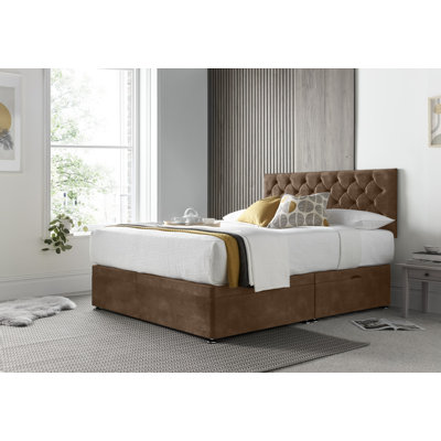 Florida Naple Divan Ottoman with Headboard on Struts