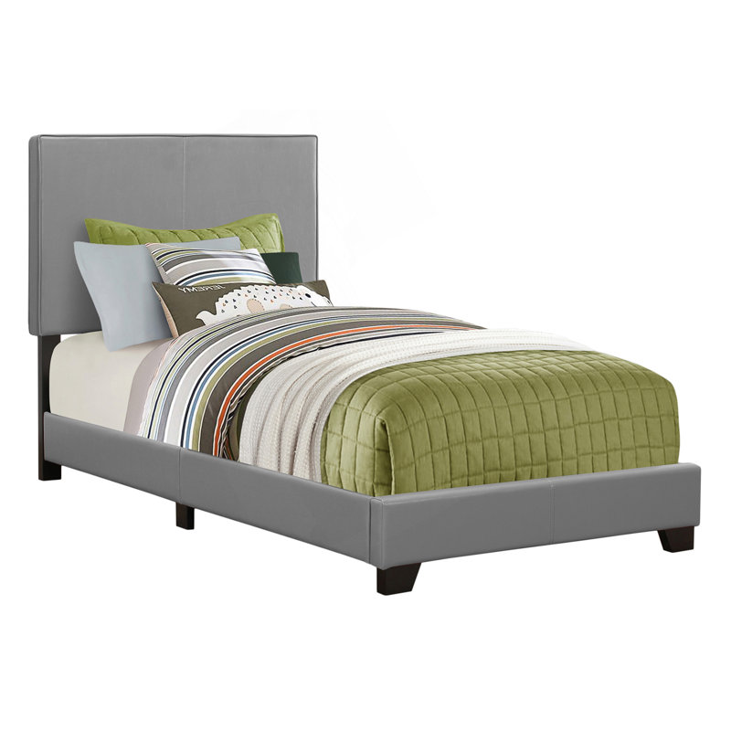 Cadre de lit simple élégant et fonctionnel pour les chambres modernes, idéal pour les petits espaces et pour un sommeil confortable