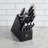 HENCKELS Graphite 13-Piece Knife Set with Block, Kitchen Knife Sharpener, Chef Knife, Steak Knife, Black, Stainless Steel