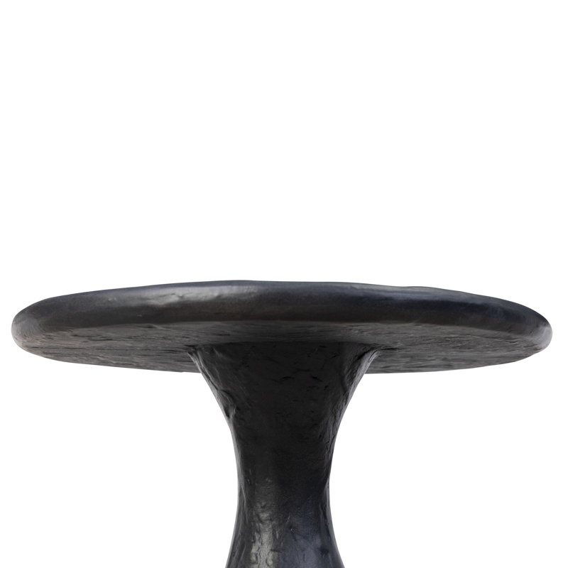 Cora End Table, Obsidian Concrete