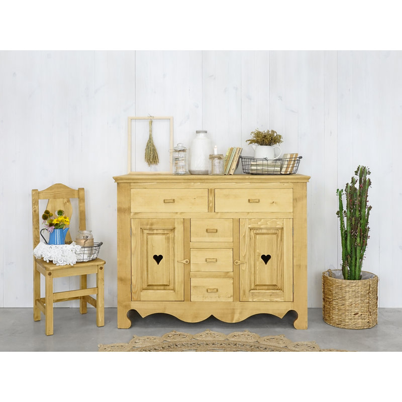 Lender 129cm Solid Wood Sideboard