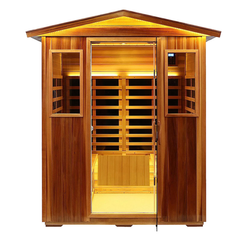 Sauna extérieur à infrarouge lointain pour quatre personnes B