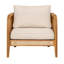 Chaise avec accoudoirs de patio Kirkby
