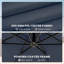 Parasol suspendu d'extérieur suspendu, parasol de patio-753901353