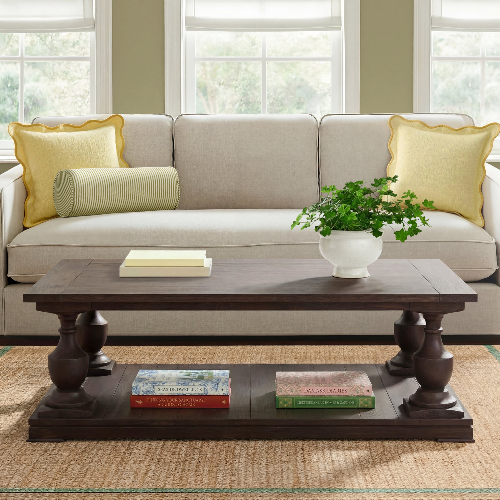 Yara Single Coffee Table, Coffee Bean