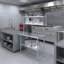 Tablette supérieure en acier inoxydable à deux niveaux pour tables de travail Express KitchQuip, calibre 18, NSF-63988883