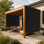 Colourtree Pergola Cover High Density Shade Replacement Canopy with Stainless Steel Weighted Rod