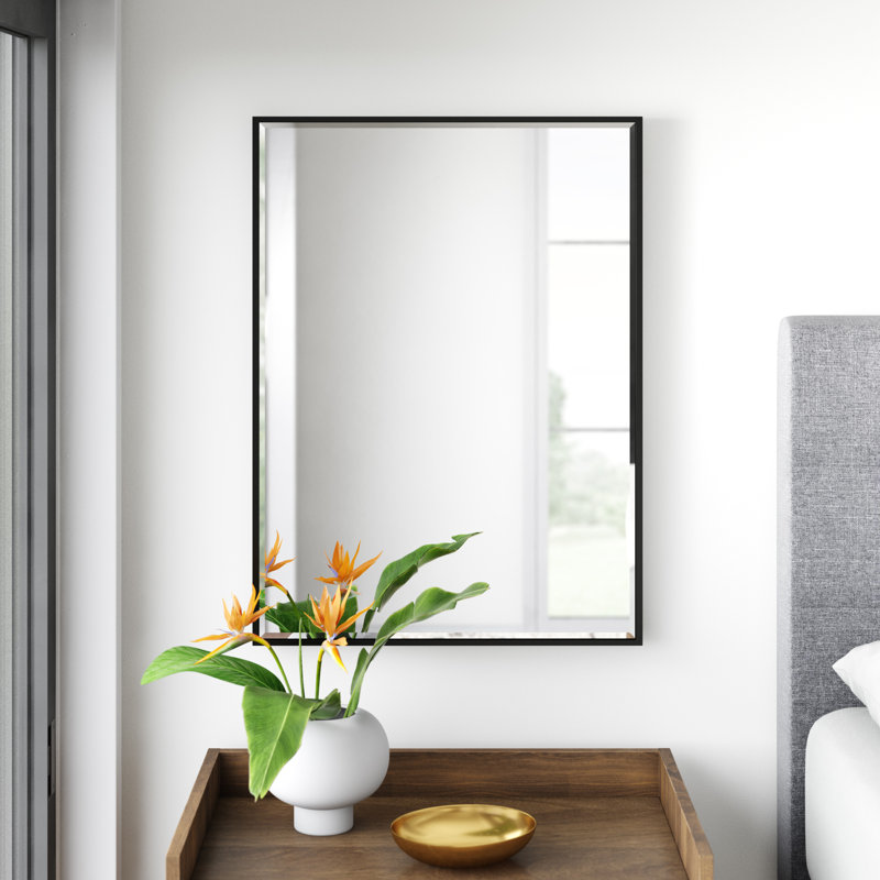 Buschwick Flat Wall Mirror, 30" x 22"