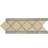 Noce 4'' 12'' Travertine Listello