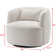 Arijit 34" Wide Boucle Upholstered Swivel Armchair