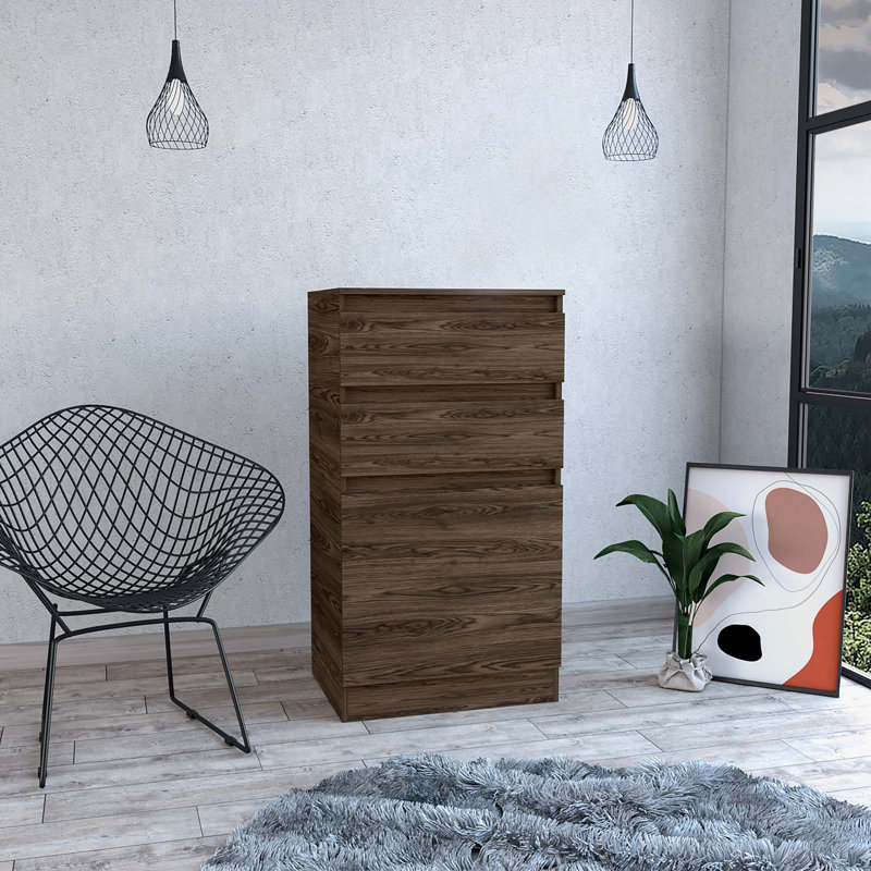 Commode combinée 2 tiroirs Gemikle