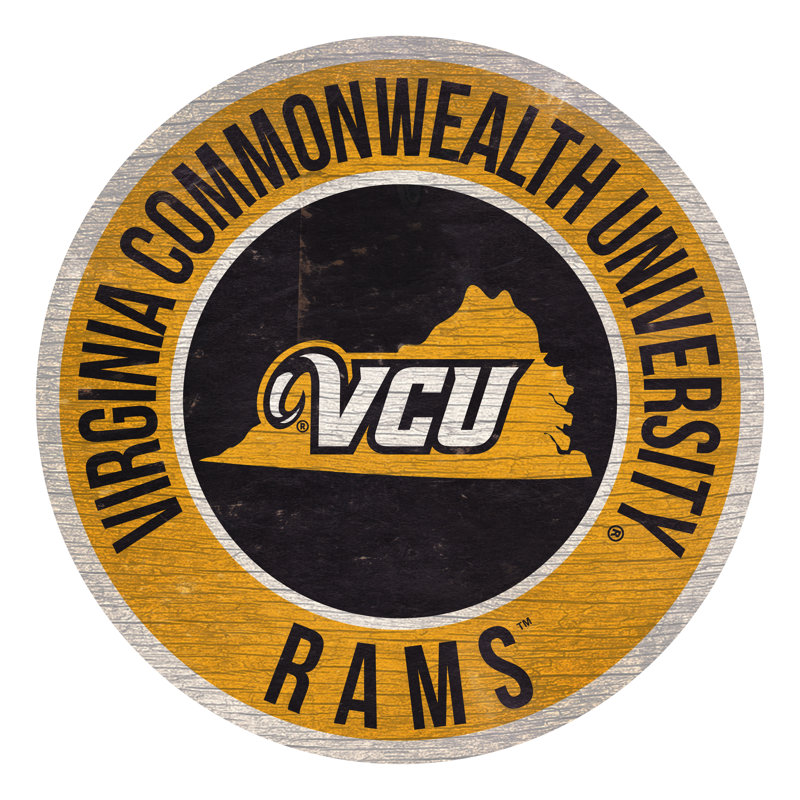 Ncaa, impression sur bois, Rams de l'Université Virginia Commonwealth