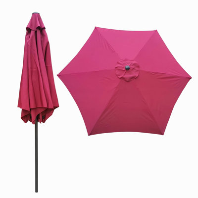 PARAPLUIE 9pi 9 rayures bleues