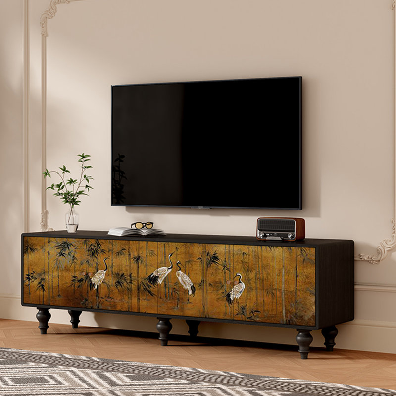 Meuble télé en bois de pin massif