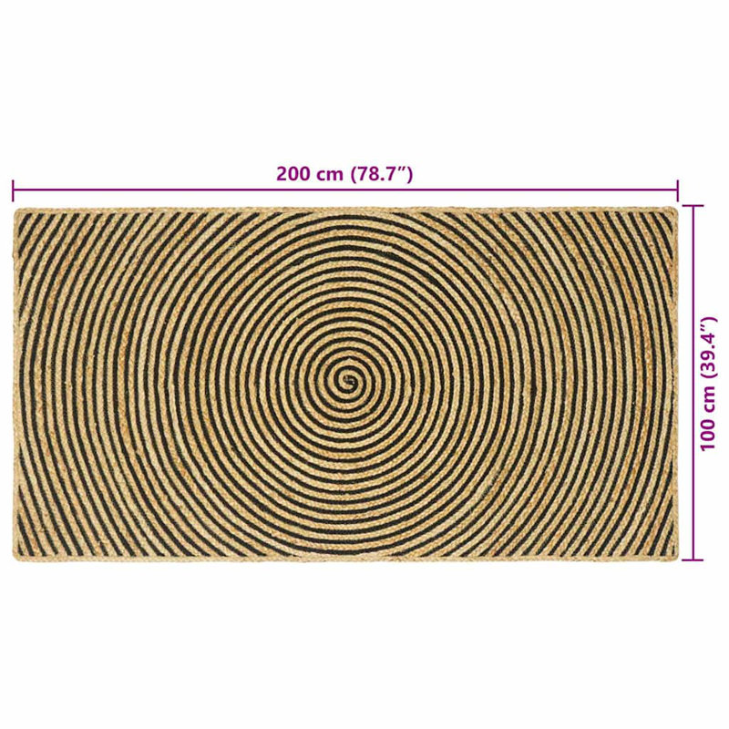 Solid Colour Standard Area Rug, Runner 100 x 200cm