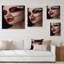 Horloge murale Maquillage des lèvres-681372963