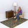 Guelph Damask Wool Hand Woven Area Rug