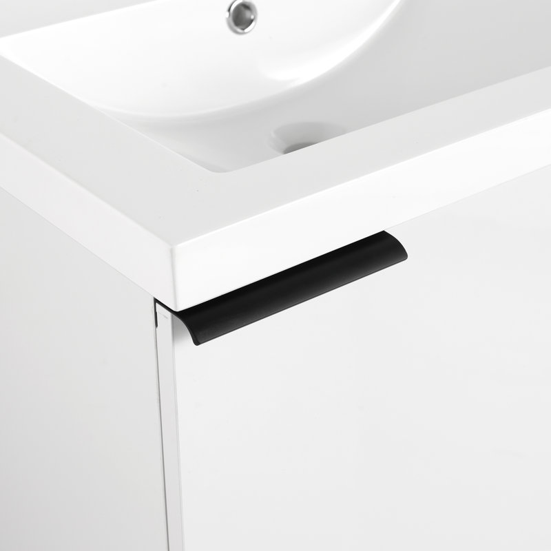 Ensemble de meuble-lavabo de salle de bain 24 po pour grand espace, ensemble d'armoires de salle de bain moderne, ensemble d'armoires de lavabo de salle de bain, chêne (composable)