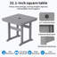 Table de salle à manger carrée 32,1 po pour l'extérieur-1818808581
