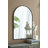  Arched Mirror With Metal Frame, Wall Mirror For Living Room Bedroom Entryway-936781653-936781659
