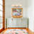 Modern Gold Wall Sconce with Gradient White Glass Shade, Half Moon Bowl Vanity Light for Bathroom Bedroom Hallway, Up Down Mount E12 Base, ETL Listed (3-Light Options)-2084074540-2084074539