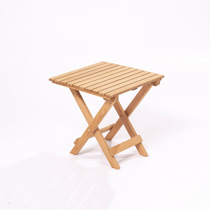 Ambrea Rectangular Folding Outdoor Side Table , 40cm cm W 40cm cm D