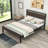 Bloomington Metal Platform Bed with Headboard-1001268078-1001268064