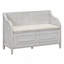 Banc de rangement rembourré, banc d'entrée-274918203