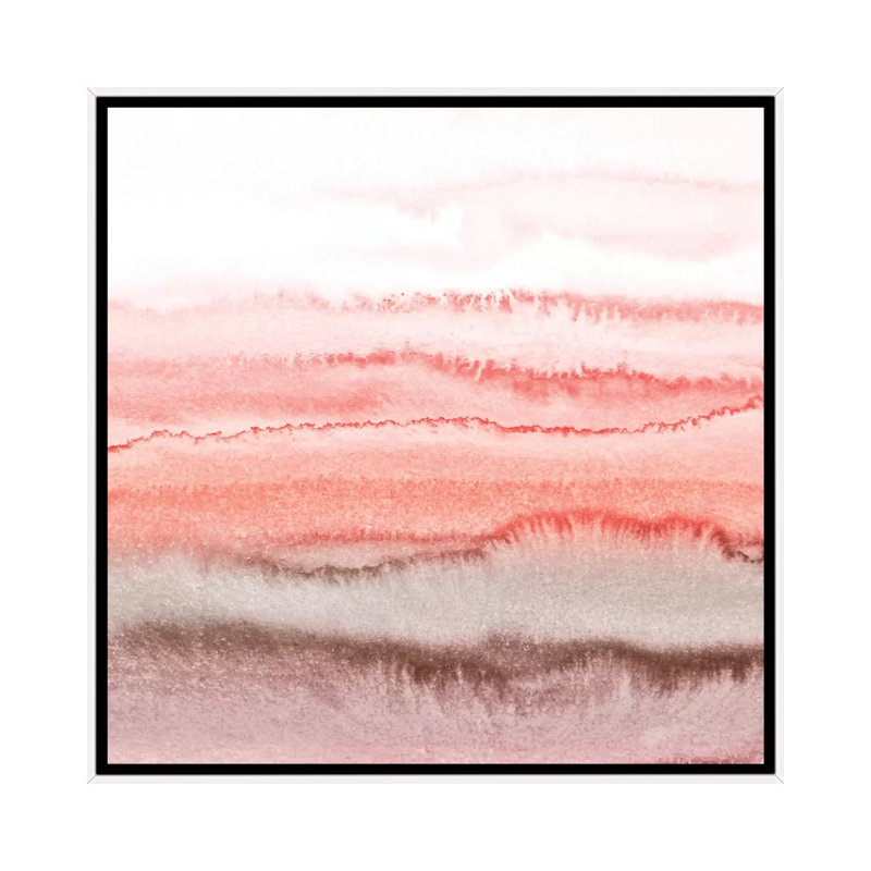 À l’intérieur de la marée-corail aube par Monika Strigel-impression, Pas de tapis, H 26 po x l 26 po x P 1,5 po