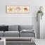 «Sea Shells E» par Jean Plout, art mural en verre acrylique, 48 po x 16 po-77386009