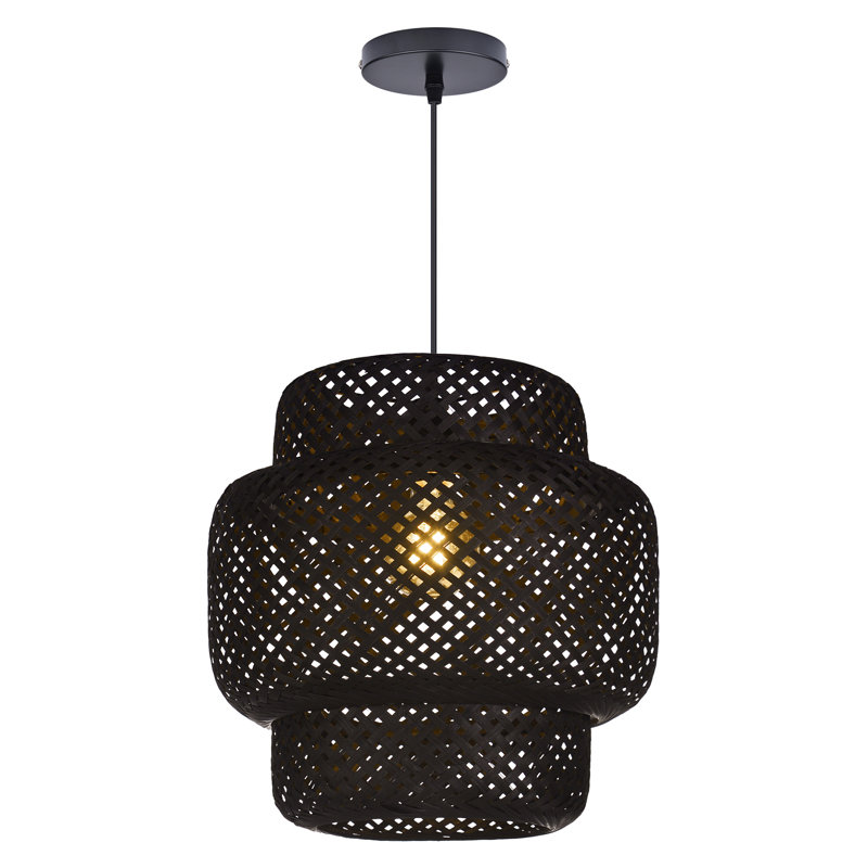 Luminaire suspendu 1 lumière Haveman, H 14,96 po x l 14,96 po x P 14,96 po