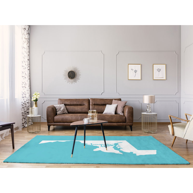Tapis de poly-chenille en polyester annapolis maryland, Rectangle 9 pi x 12 pi