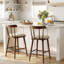 Tabouret de comptoir rembourré Alva-961236049