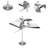 2pcs Stainless Steel Reflective Bird Deterrent Device