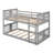 Sturdy and Durable Full Over Full Bunk Bed for Extra Sleeping Space-576893650-576893651