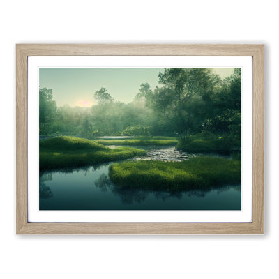 Spirited Pond - Single Picture Frame Painting
