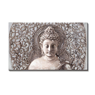 Bouddha 50% peint à la main
